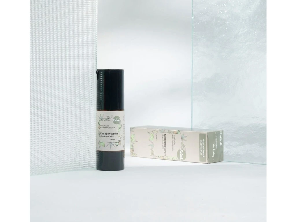 Kvitok - Konopný Krém pre Mastnú/Problematickú Pleť - Nočný 30ml