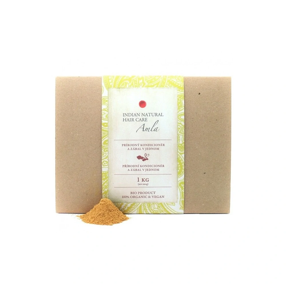 Indian Natural Hair Care - AMLA 1kg - regeneračný zábal a kondicionér