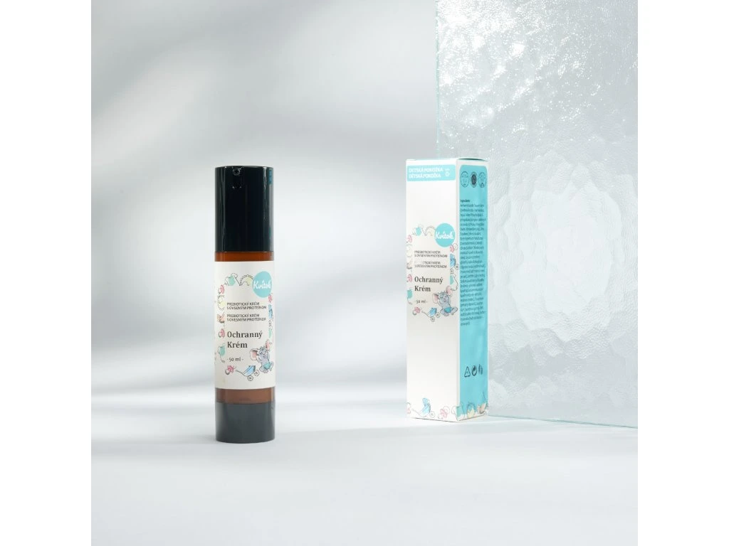 Kvitok - Detský ochranný krém - celotelový prebiotický krém s ovseným proteínom 50 ml