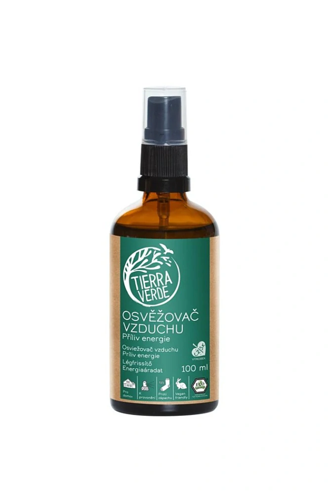 Tierra Verde - Osviežovač vzduchu – Príliv energie (sklenená fľaštička 100 ml)