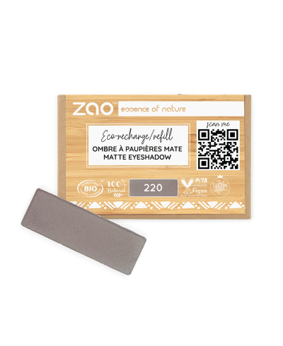 ZAO - Obdĺžnikový matný očný tieň 220 Taupe grey