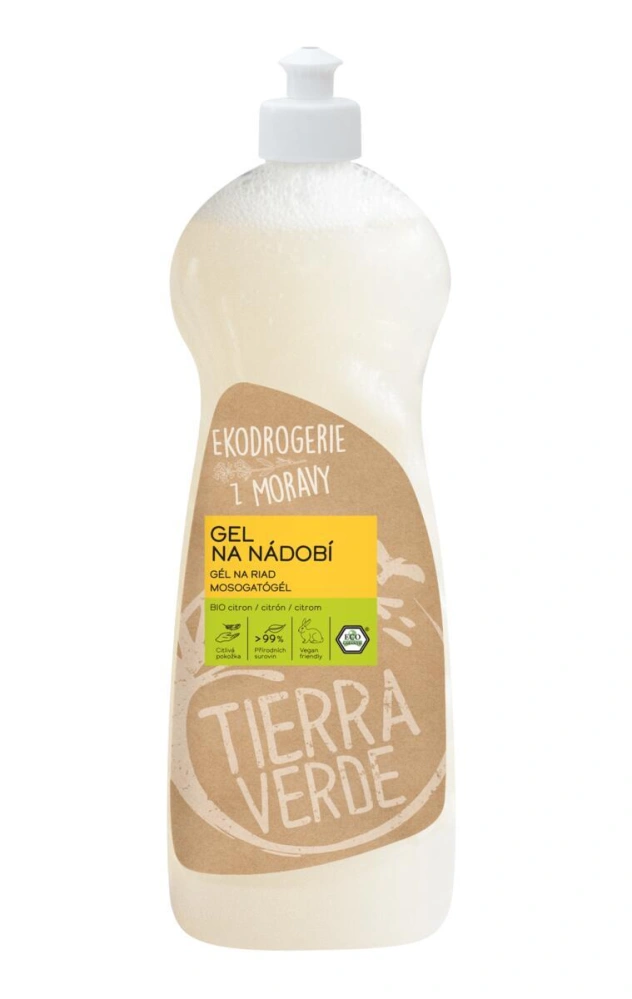Tierra Verde - Gél na riad – BIO citrón (fľaša 1 l)