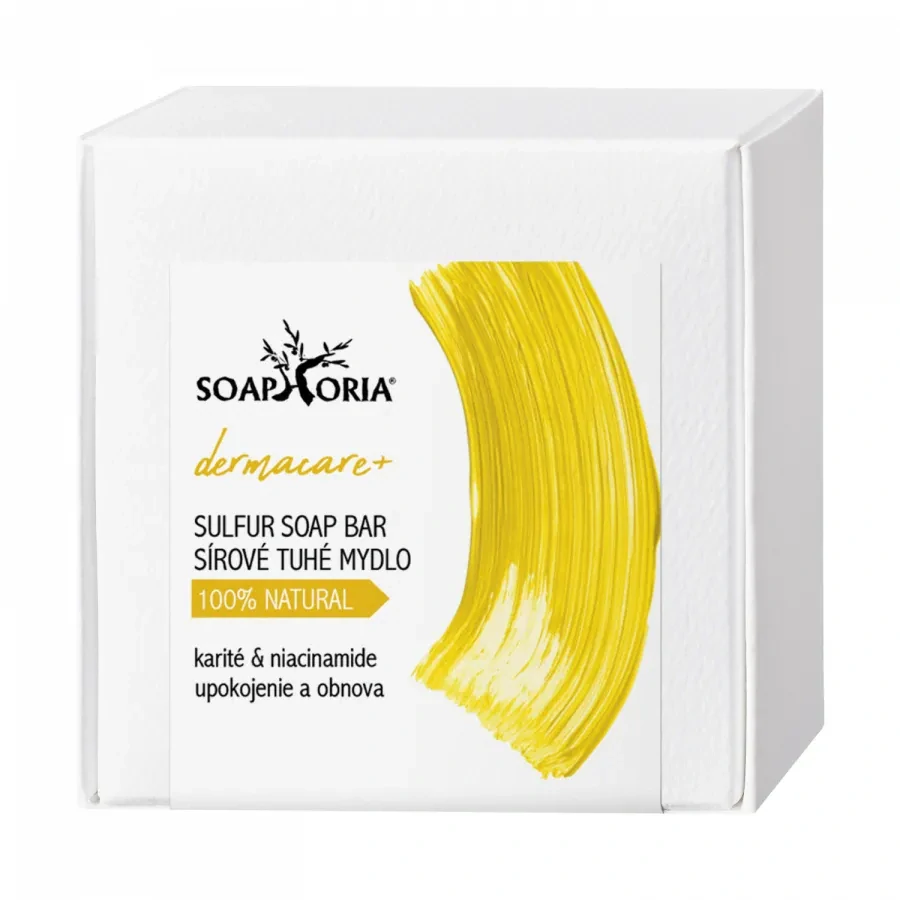 Soaphoria - DERMACARE+ Sírové organické mydlo na hĺbkové čistenie a kožné defekty