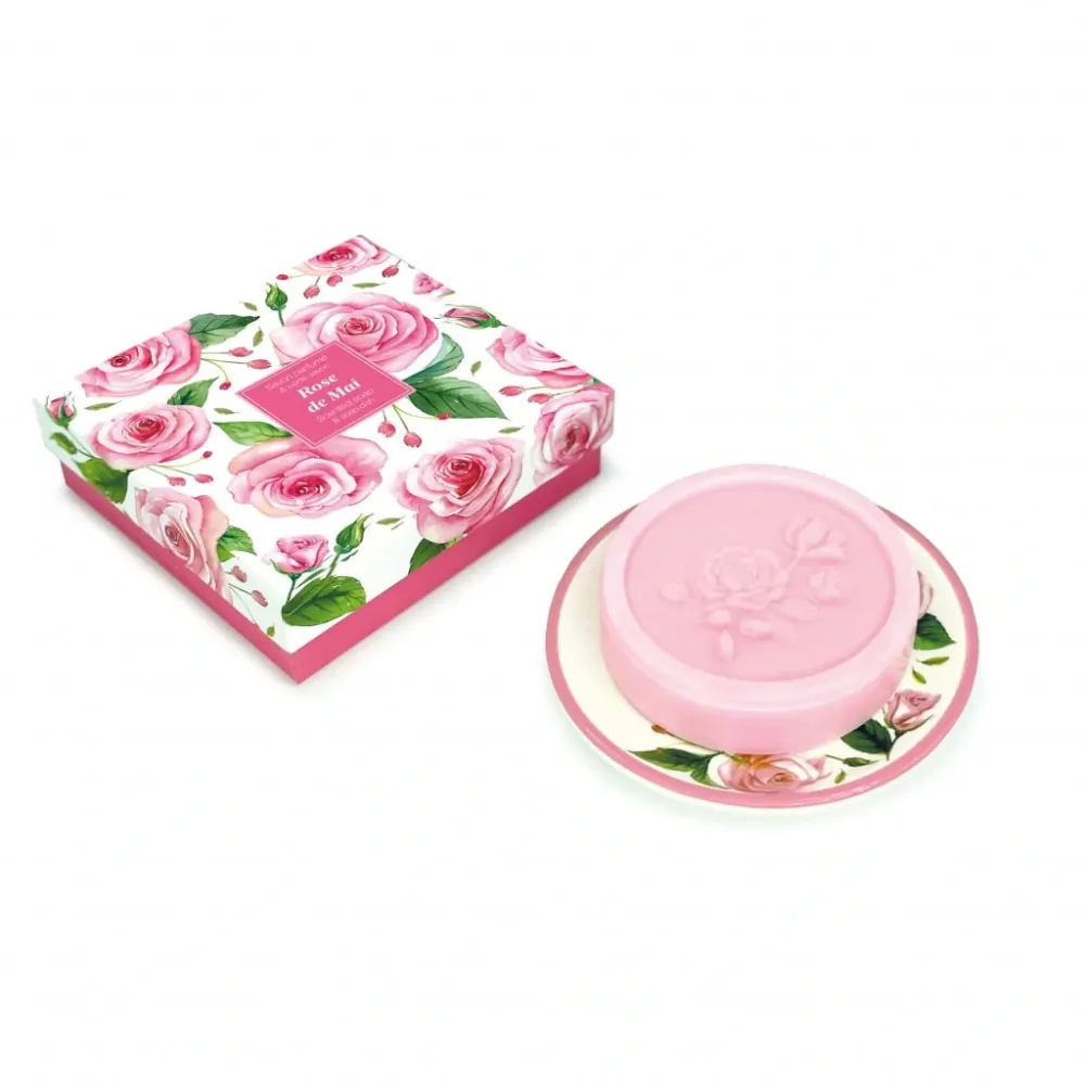 Esprit Provence - Tuhé mydlo s mydelničkou - Ruža, 100g