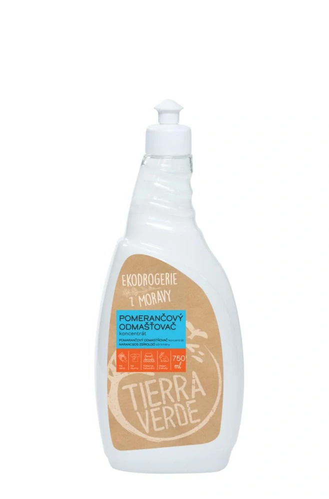 Tierra Verde - Pomarančový odmasťovač – koncentrát (fľaša 750 ml)