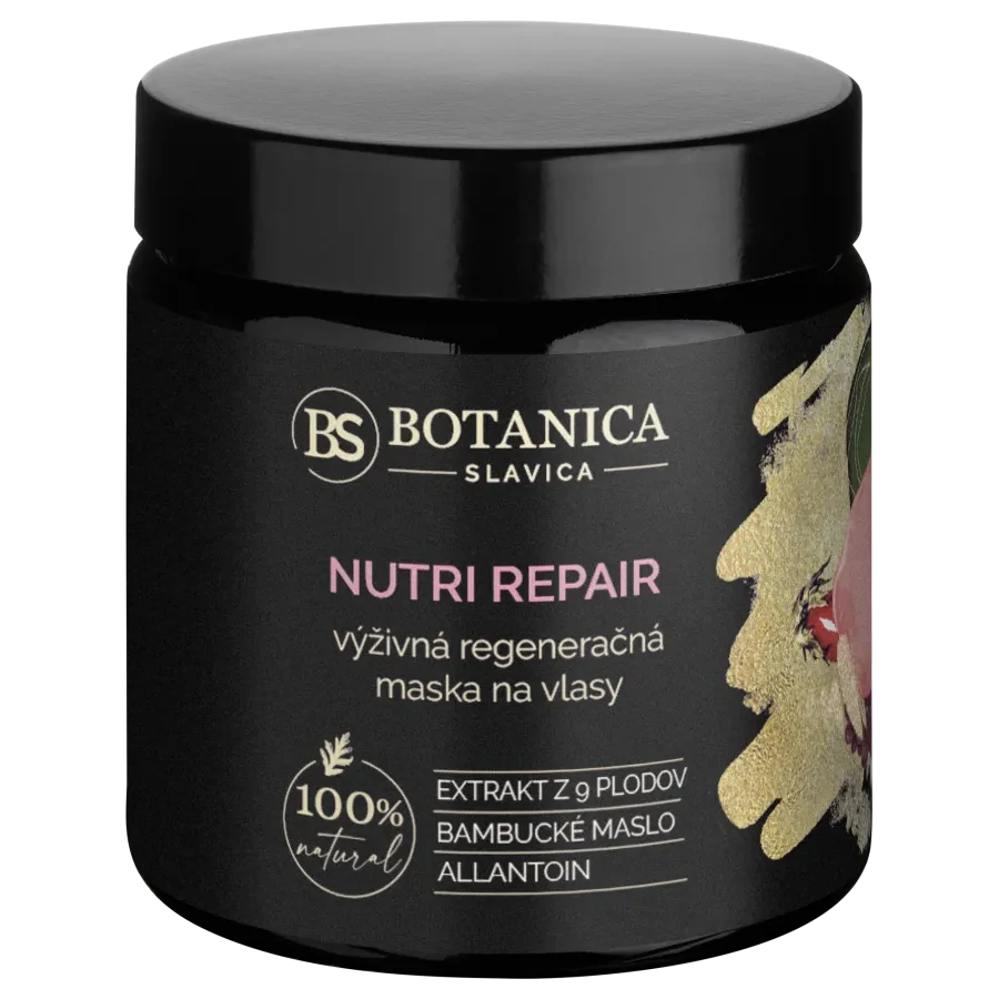 Soaphoria, Botanica Slavica - Nutri Repair (9 divov plodov) - Výživná maska pre zdravé vlasy bez poškodenia a lámavosti