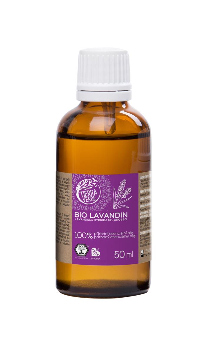 Tierra Verde - Esenciálny olej BIO Lavandin (sklenená fľaštička 50 ml)