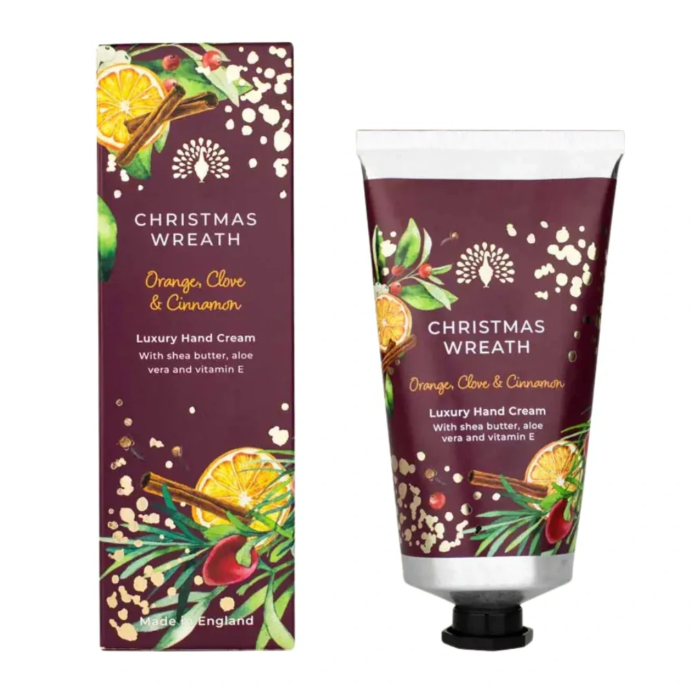 The English Soap Company - Krém na ruky Vianočný veniec, 75 ml