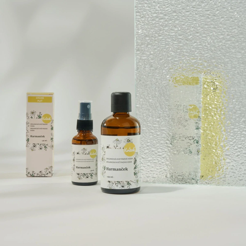 Kvitok - Organická Kvetinová Voda – Harmanček, 100ml