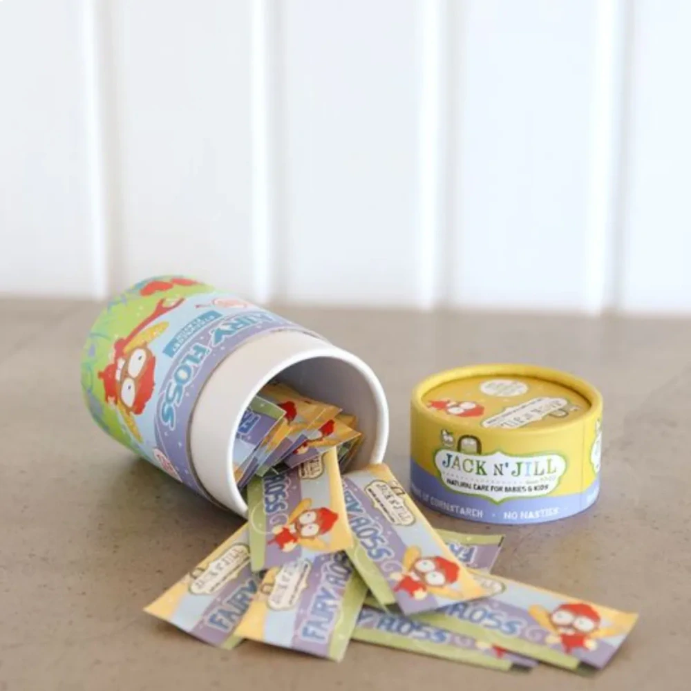 Jack N´Jill - Zubná niť pre deti Fairy Floss s jemnou jahodovou príchuťou