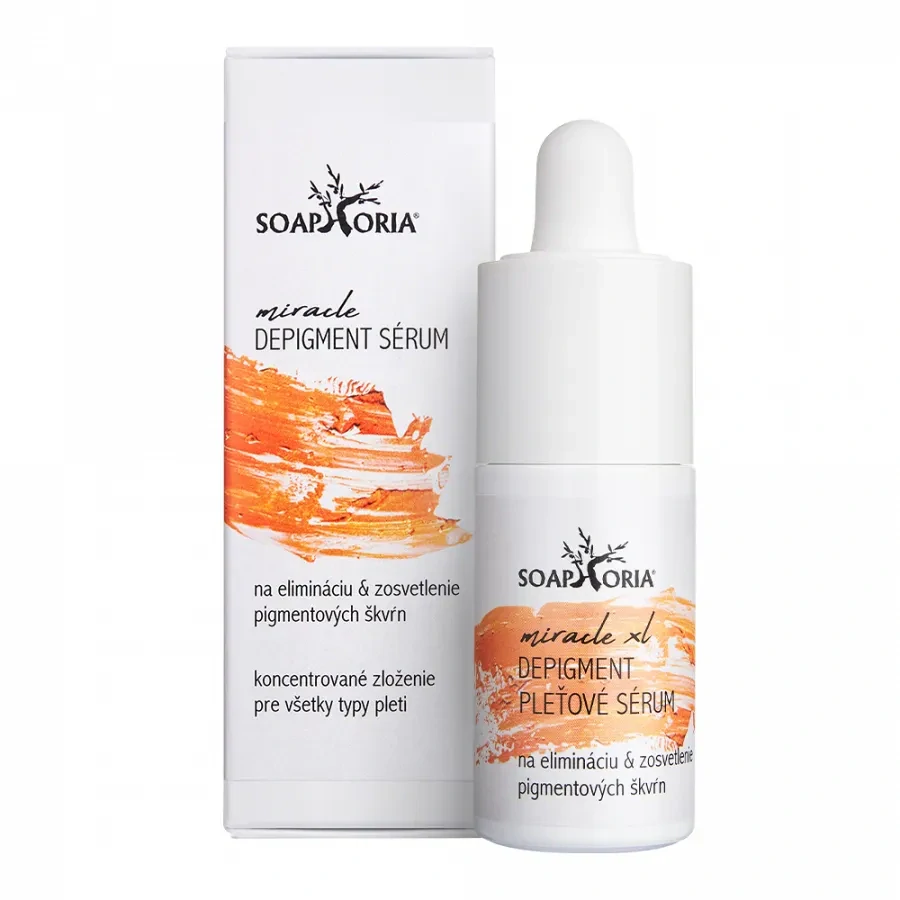 Soaphoria - MIRACLE DEPIGMENT sérum na elimináciu & zosvetlenie pigmentových škvŕn na všetky typy
