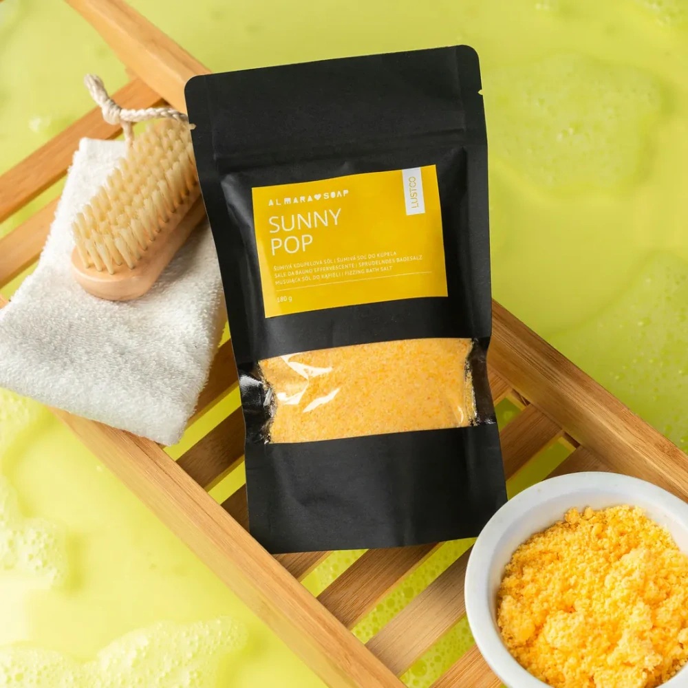 AlmaraSoap - Slnečný pop, šumivá a penivá soľ