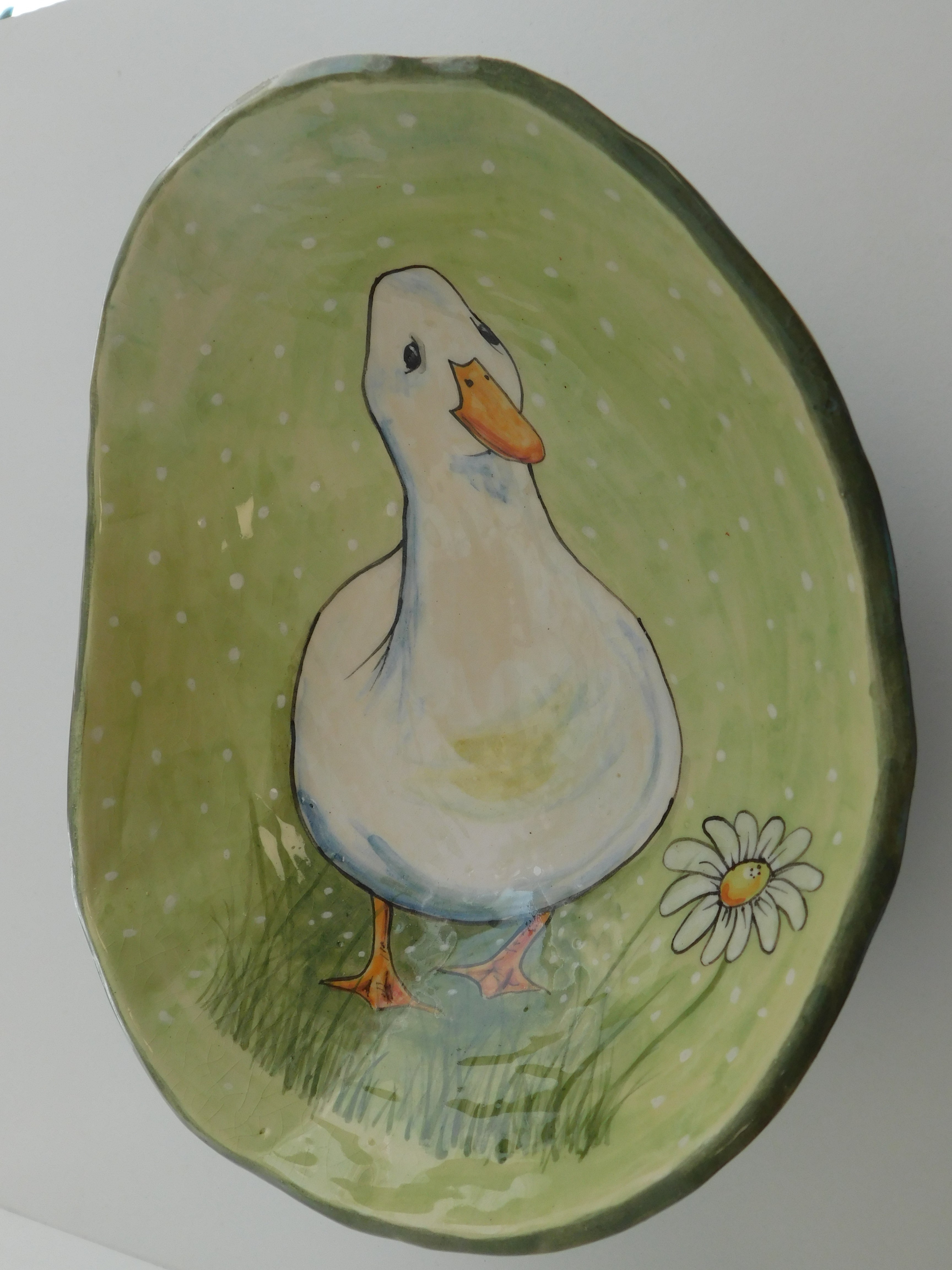 Hand - made - Keramická sada Húsky, 3 kusy