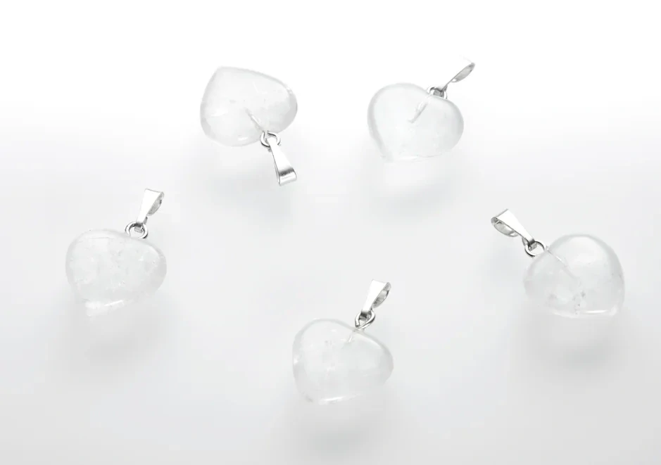 Prívesok - Krištáľ srdiečko 15mm 