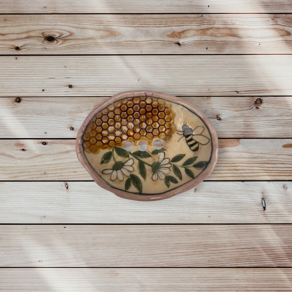 Hand - made - Mydelnička Medová včielka