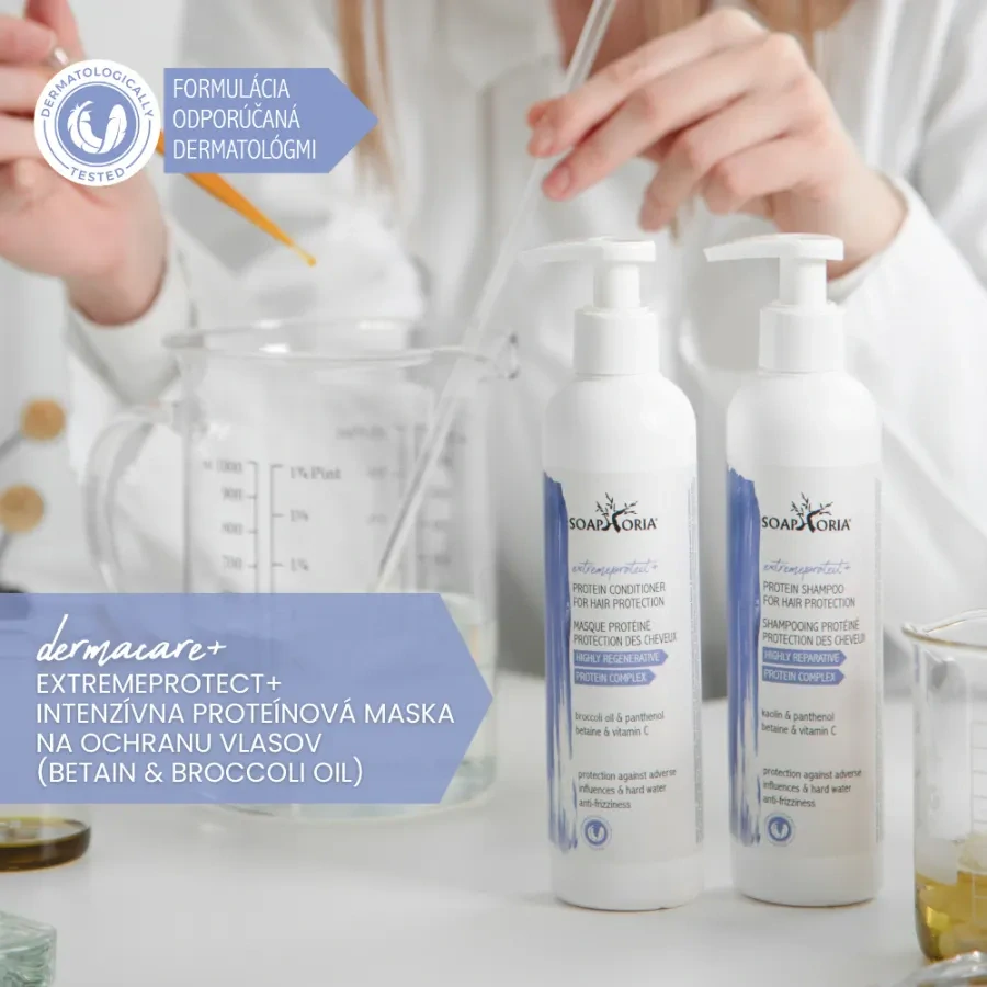 Soaphoria - EXTREMEPROTECT+ intenzívna proteínová maska na ochranu vlasov (Betain & Broccoli oil)