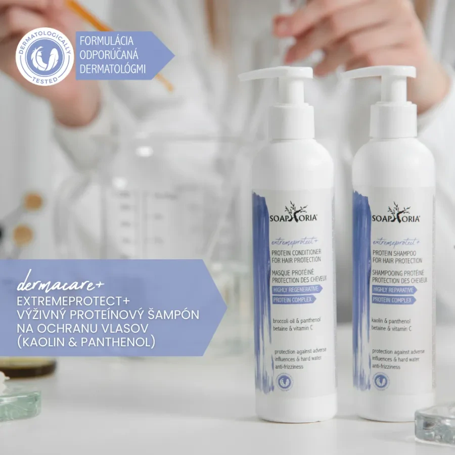 Soaphoria - EXTREMEPROTECT+ výživný proteínový šampón na ochranu vlasov (Kaolin & Panthenol)