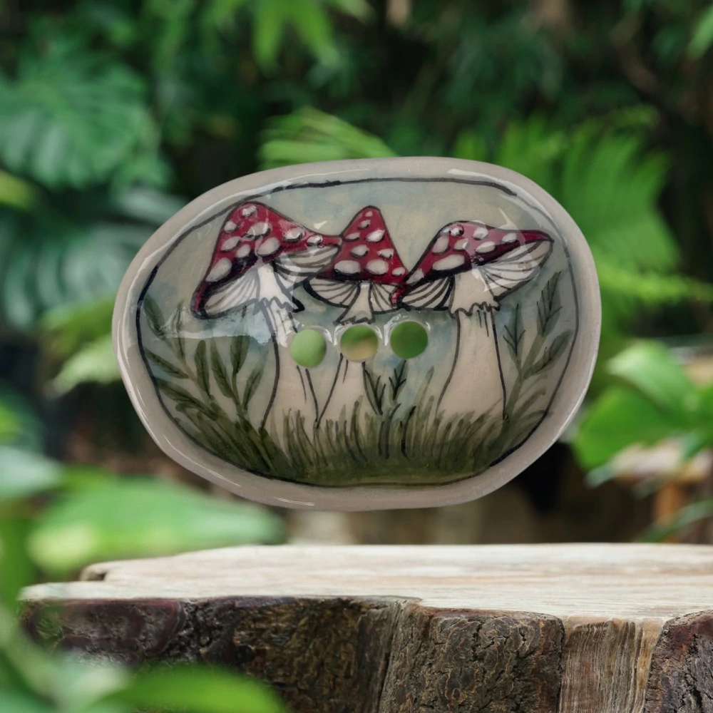 Hand - made - Mydelnička Lesné muchotrávky