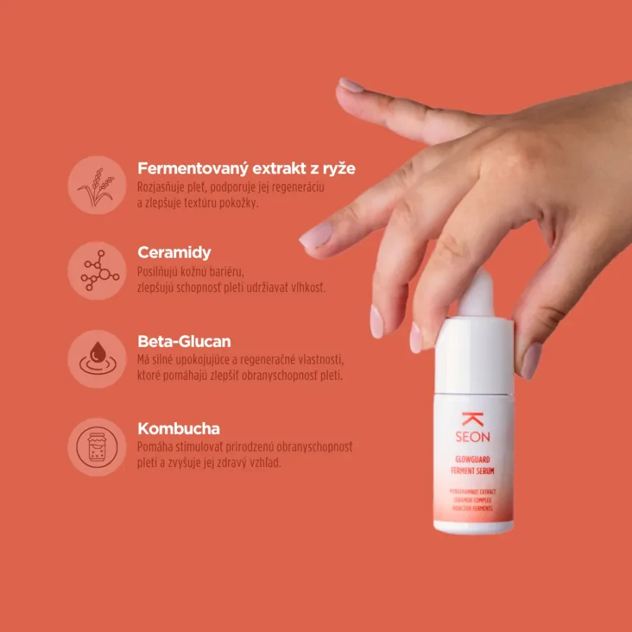 Soaphoria - SEON GlowGuard Ferment Serum - Zjednocujúce ampulkové sérum