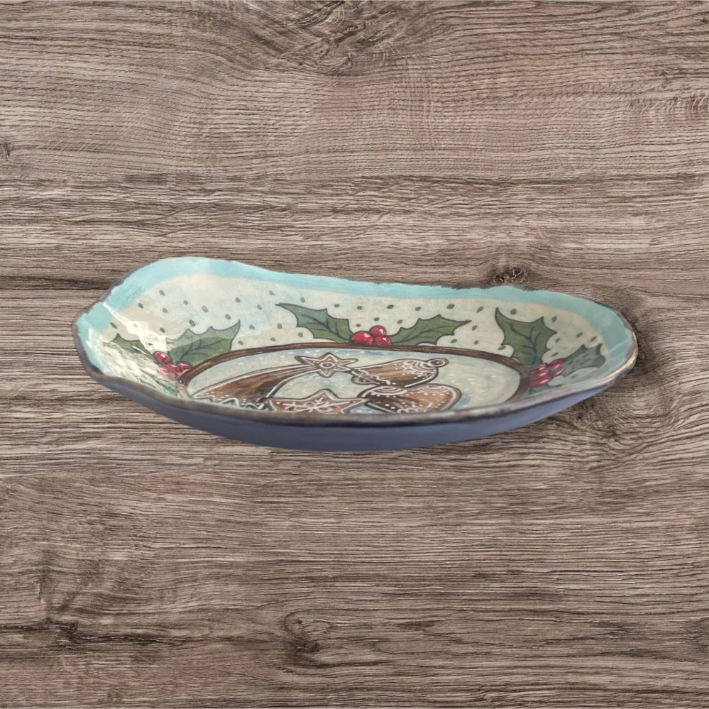 Hand - made - Keramická misa Keramická misa „Vianočné zvončeky“