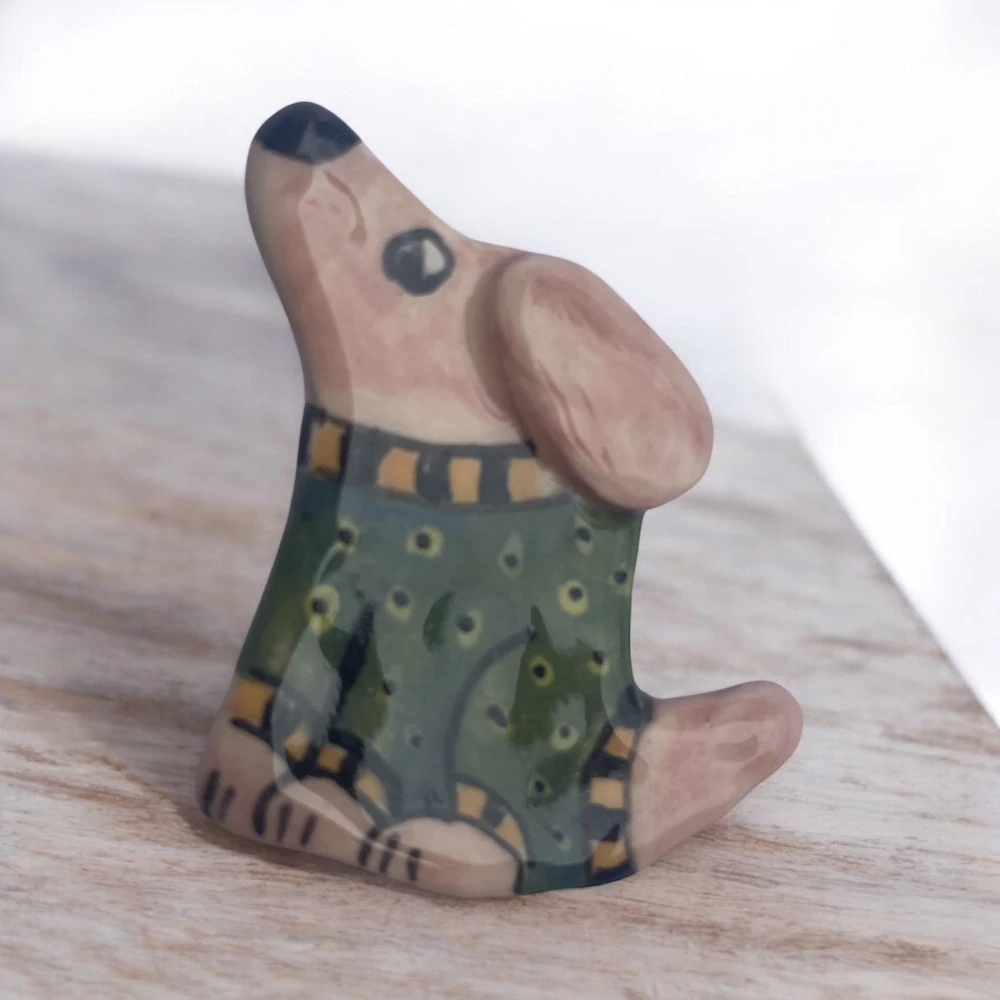 Hand - made - Brošňa Vidiecky psík vernosti