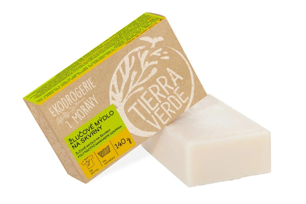 Tierra Verde - Žlčové mydlo na pranie, odstraňovač škvŕn 140g