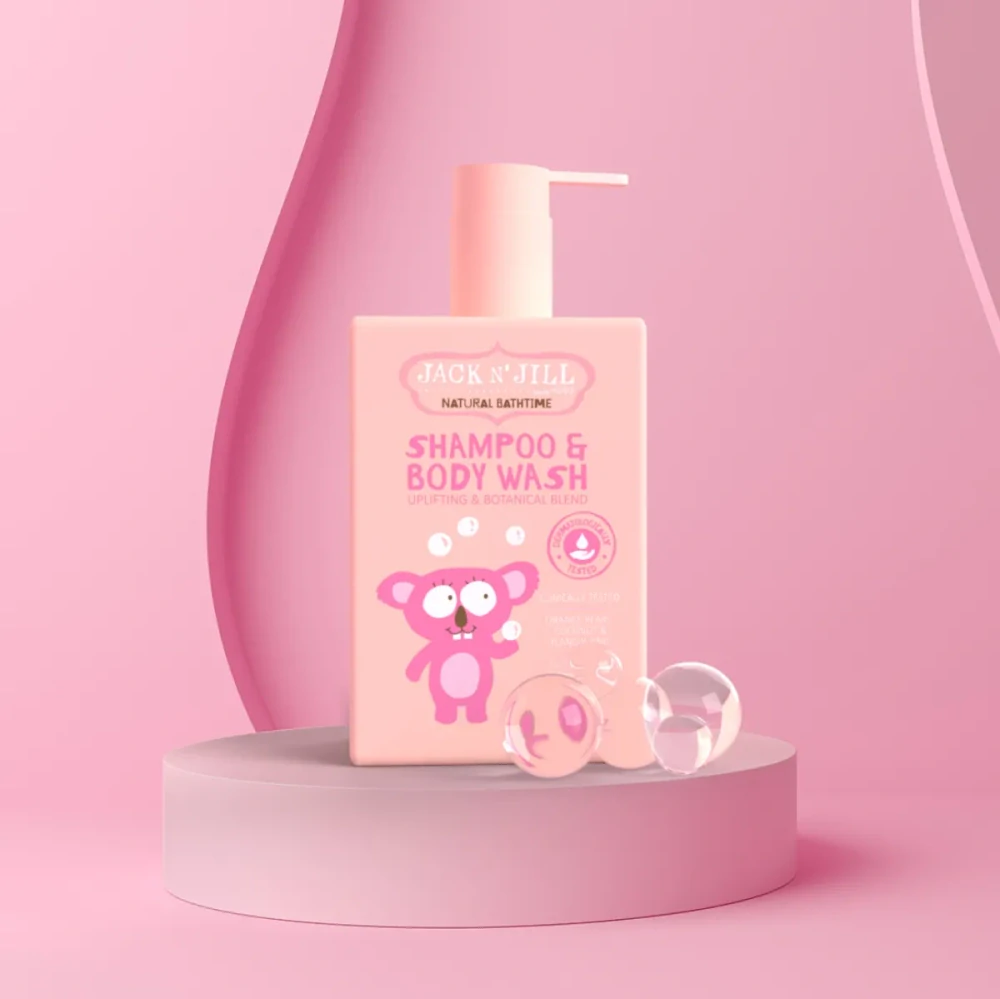 Jack N´Jill - Šampón a sprchovací gél Jack N´Jill NATURAL BATHTIME