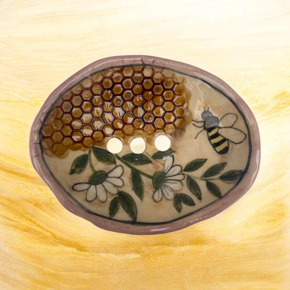 Hand - made - Mydelnička Medová včielka