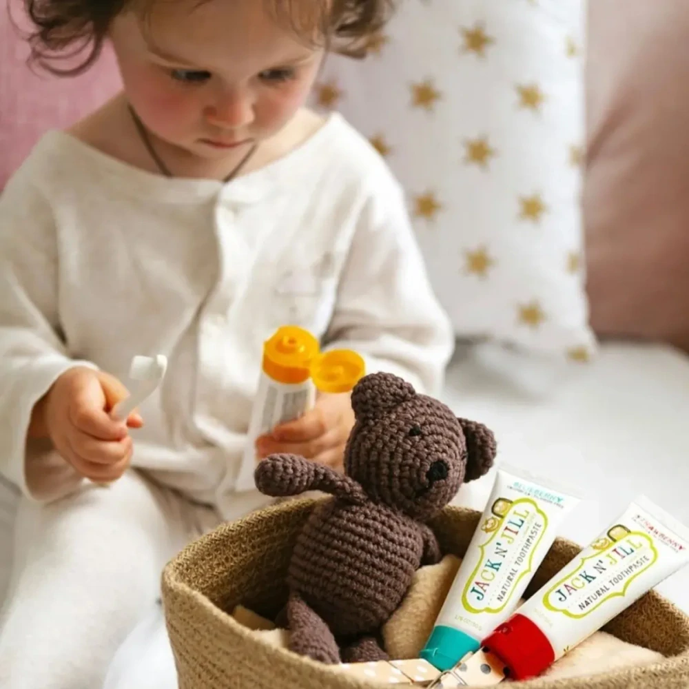 Jack N´Jill - Prírodná zubná pasta pre deti Čučoriedka