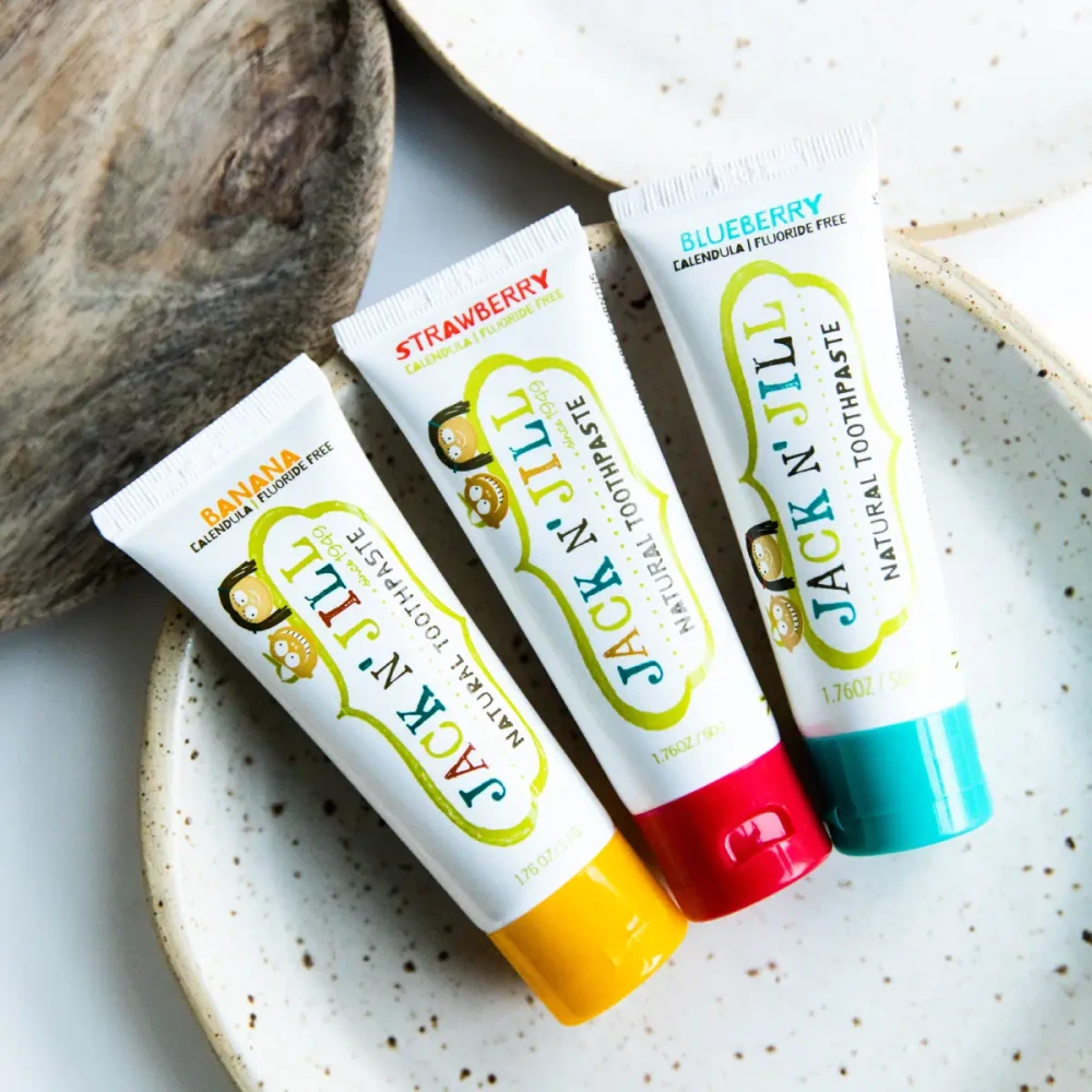 Jack N´Jill - Prírodná zubná pasta pre deti Jahoda