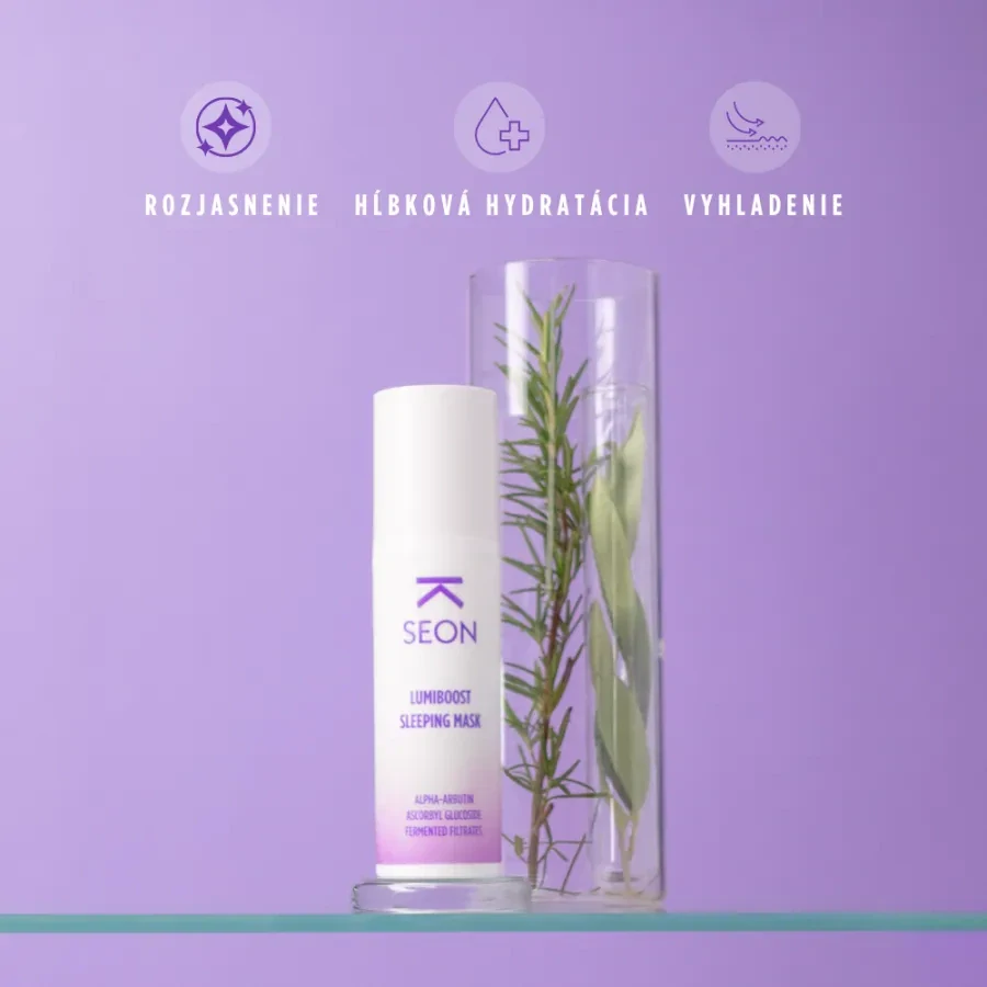 Soaphoria - SEON LumiBoost Sleeping Mask – Rozjasňujúca nočná maska