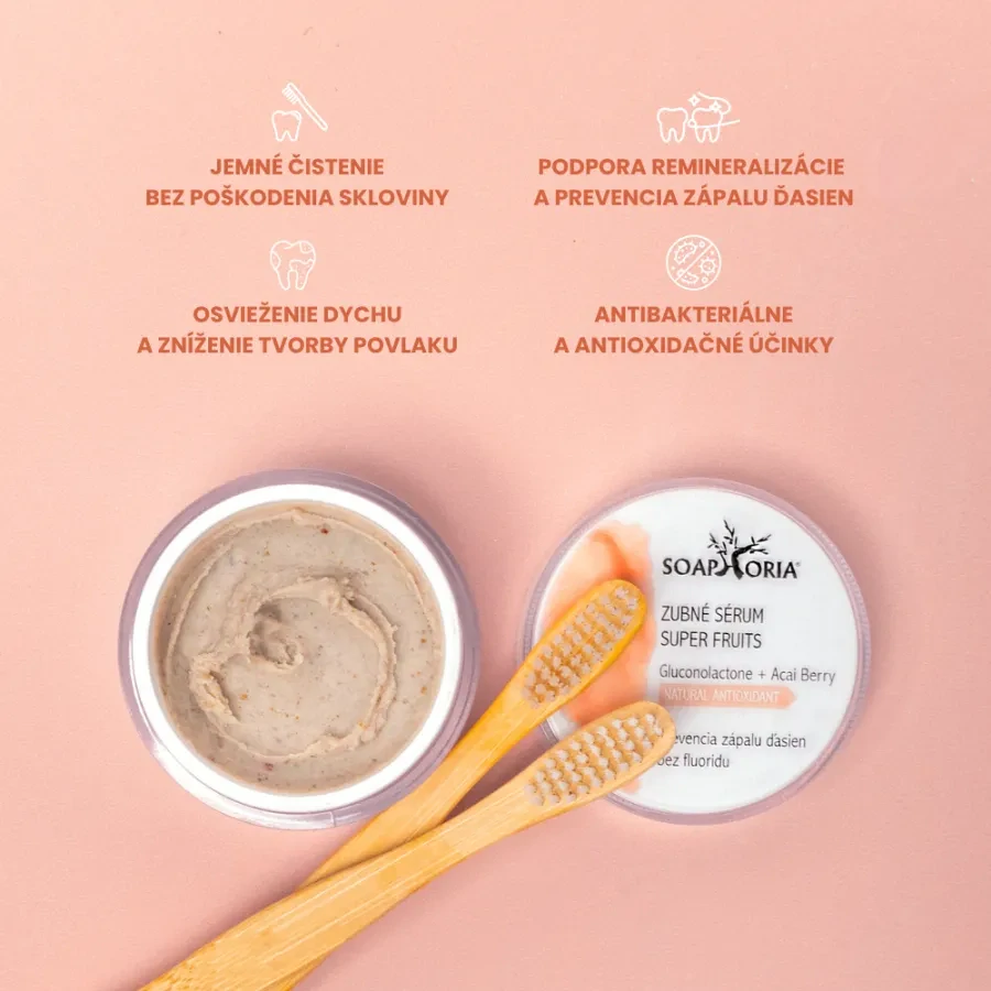 Soaphoria - MINERÁLNE ZUBNÉ SÉRUM - SUPER FRUITS