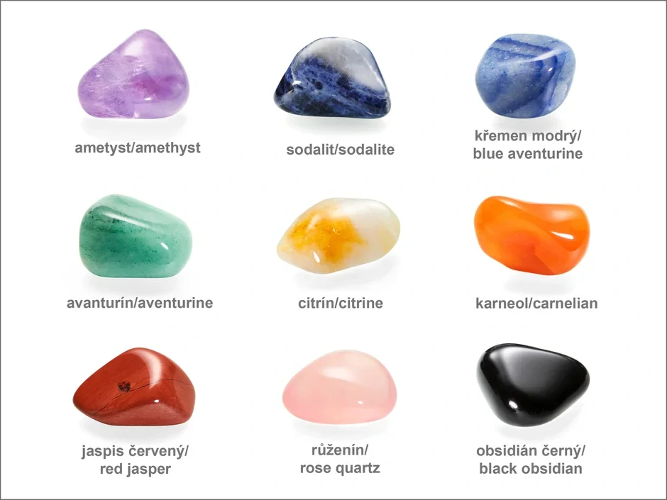 Zbierka tromlovaných kameňov - Mincool® Čakra