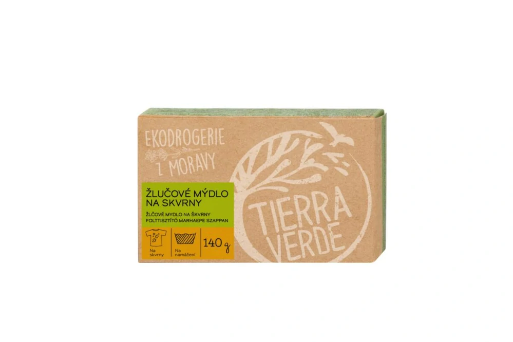Tierra Verde - Žlčové mydlo na pranie, odstraňovač škvŕn 140g
