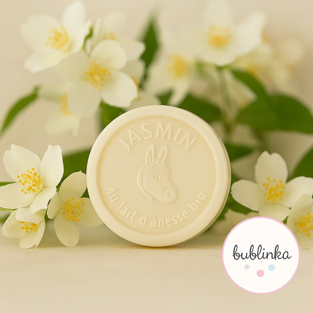 Esprit Provence - Extra jemné tuhé mýdlo s oslím mliekom - Jazmín, 25g