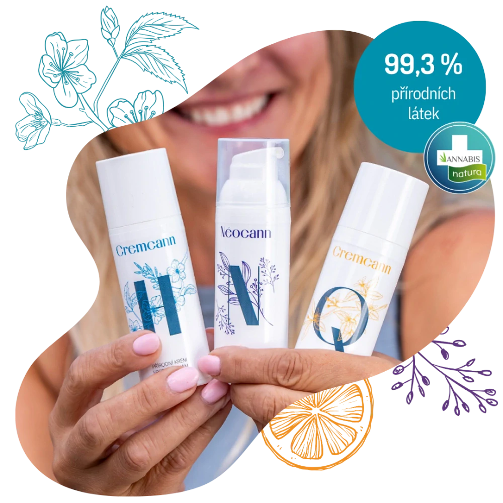 Annabis - CREMCANN SILVER 1300 mg LOKÁLNY BIO KRÉM NA PROBLEMATICKÚ KOŽU