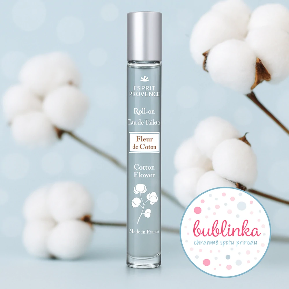 Esprit Provence - Roll-on toaletná voda Kvet bavlníka, 8 ml