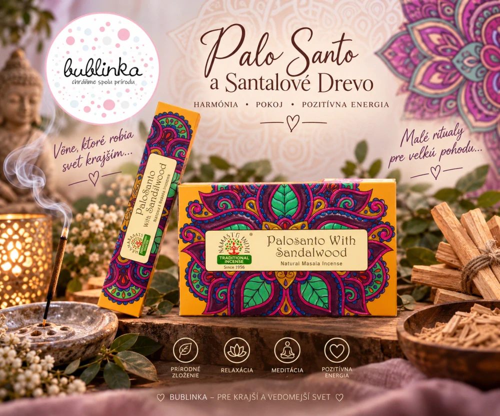 Vonné Tyčinky Namaste Mandala Masala - Palo Santo a Santalovým Drevo