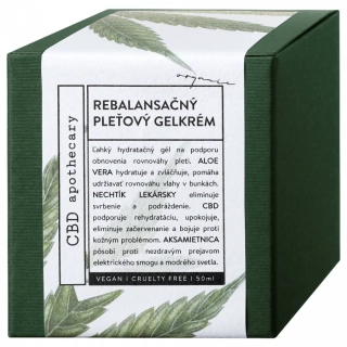 Soaphoria, CBD APOTHECARY - REBALANSAČNÝ PLEŤOVÝ GÉLKRÉM S KONOPNÝM EXTRAKTOM