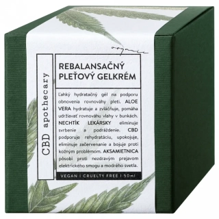 Soaphoria, CBD APOTHECARY - REBALANSAČNÝ PLEŤOVÝ GÉLKRÉM S KONOPNÝM EXTRAKTOM