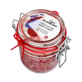 Soaphoria - Ovocný sad - organický soľný telový peeling