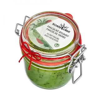 Soaphoria - Magické bylinky - organický soľný telový peeling