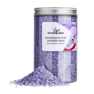 Soaphoria - Levanduľové pole - soľná zmes do kúpeľa