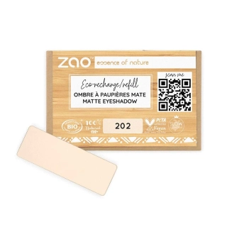ZAO - Obdĺžnikový matný očný tieň 202 Brown beige - náplň