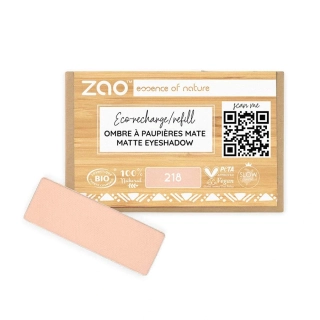 ZAO - Obdĺžnikový matný očný tieň 218 Apricot Nude