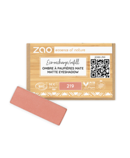 ZAO - Obdĺžnikový matný očný tieň 219 Terracotta pink