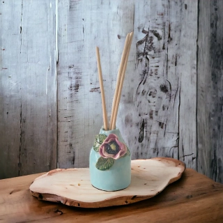 Hand - made - Keramický difuzér, modrý Vôňa nežnosti