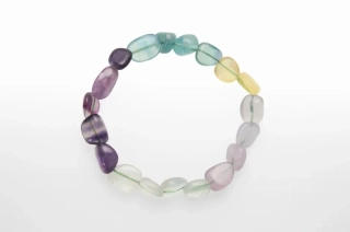 Náramok Fluorit dúhový troml 6x8mm