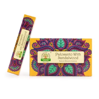 Vonné Tyčinky Namaste Mandala Masala - Palo Santo a Santalovým Drevo