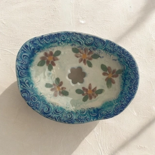 Hand - made - Mydelnička Modrý dvorček